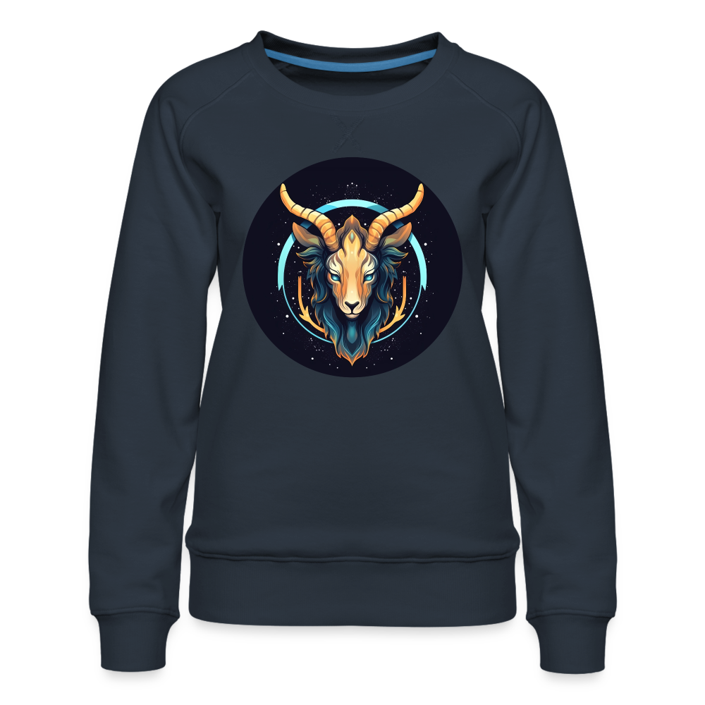 Women’s Mystic Capricorn Premium Sweatshirt - navy