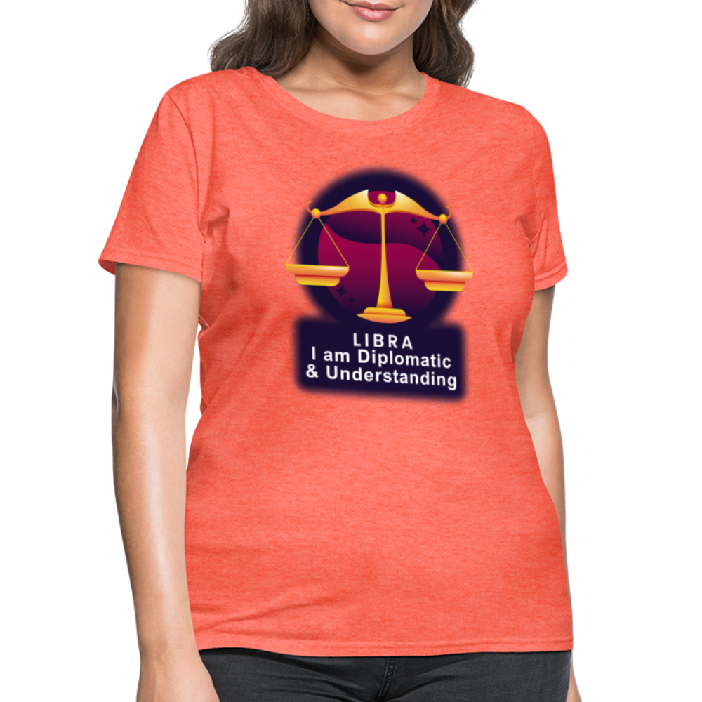 Women's Glow Libra T-Shirt - heather coral