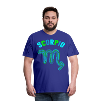 Thumbnail for Men's Power Words Scorpio Premium T-Shirt - royal blue