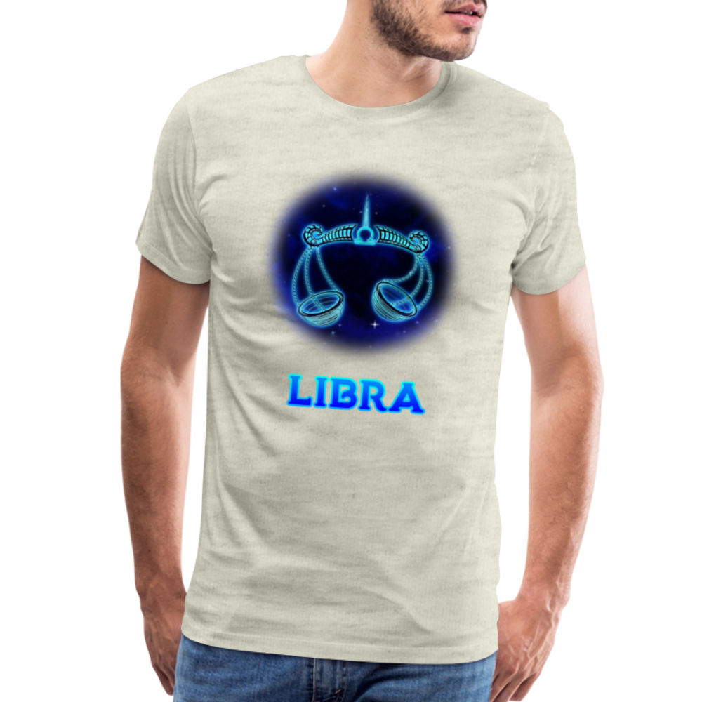 Men's Libra Premium T-Shirt - heather oatmeal