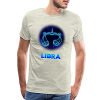 Thumbnail for Men's Libra Premium T-Shirt - heather oatmeal