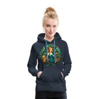 Thumbnail for Women’s Mosaic Virgo Premium Hoodie - navy