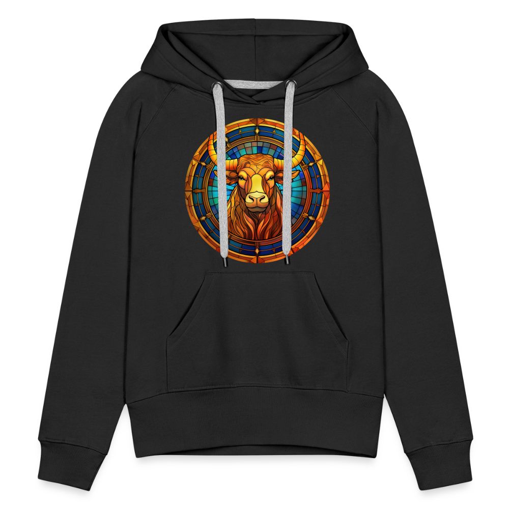 Women’s Mosaic Taurus Premium Hoodie - black