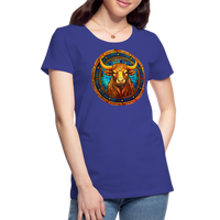 Thumbnail for Women’s Mosaic Taurus Premium T-Shirt - royal blue