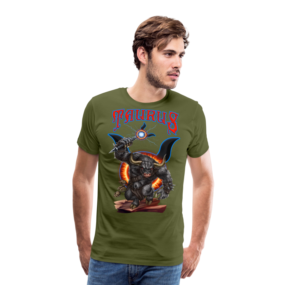 Men's Astral Taurus Premium T-Shirt - olive green