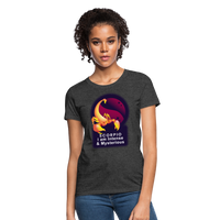 Thumbnail for Women's Glow Scorpio T-Shirt - heather black