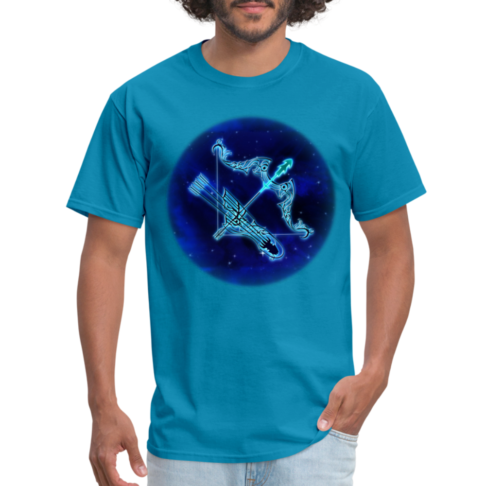 Men's Stellar Sagittarius Classic T-Shirt - turquoise