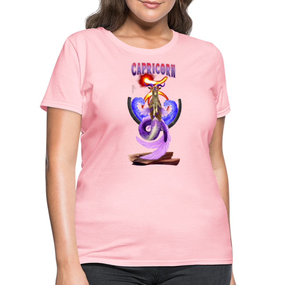 Astral Capricorn Women's T-Shirt - pink