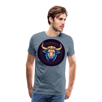 Thumbnail for Men's Magic Taurus Premium T-Shirt - steel blue