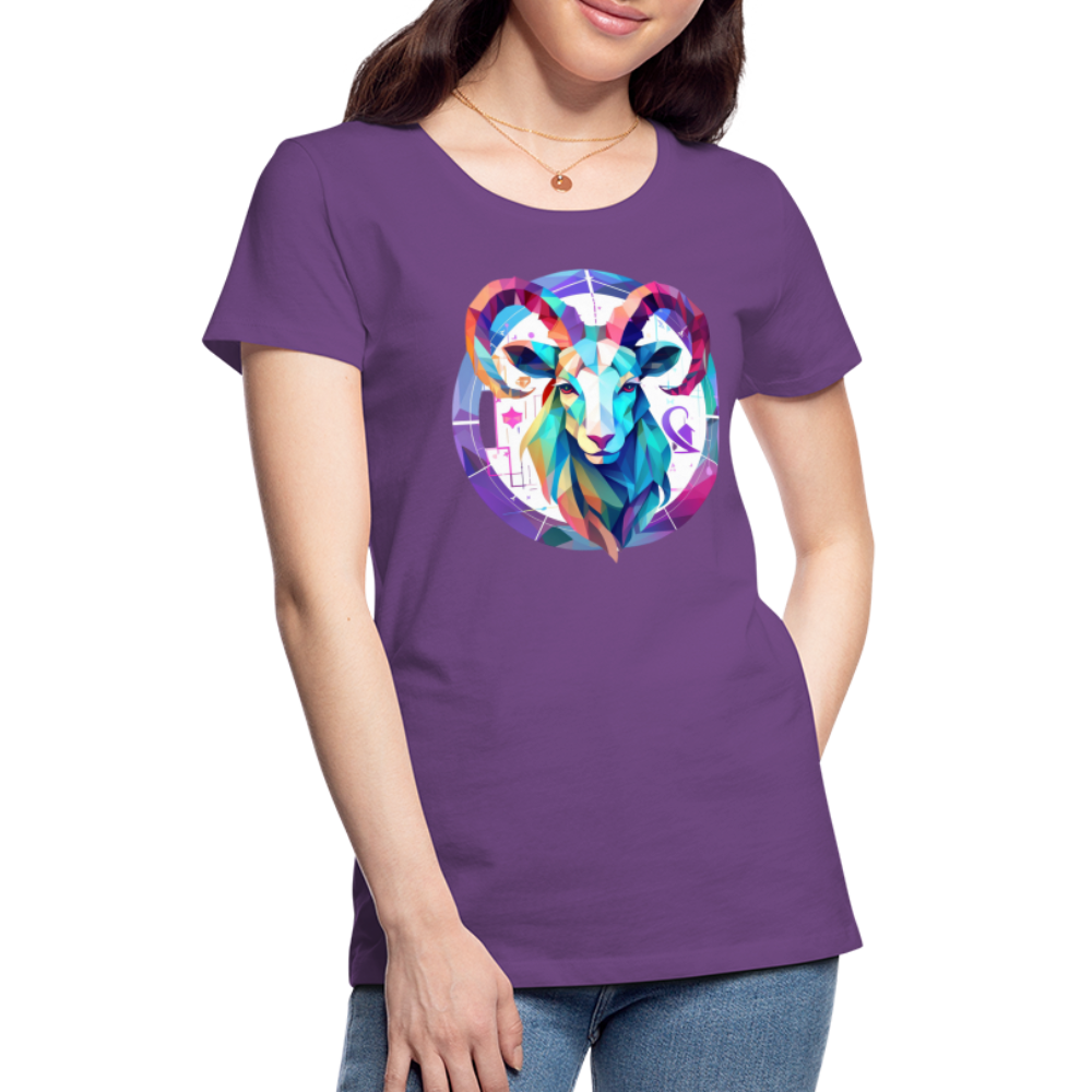 Women’s Mythical Aries Premium T-Shirt - purple