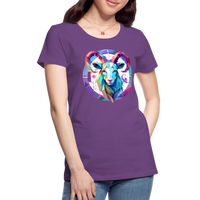 Thumbnail for Women’s Mythical Aries Premium T-Shirt - purple