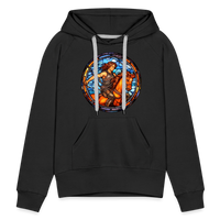 Thumbnail for Women’s Mosaic Sagittarius Premium Hoodie - black