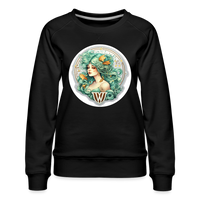 Thumbnail for Women’s Symbol Virgo Premium Sweatshirt - black