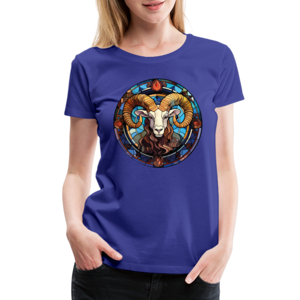 Women’s Mosaic Aries Premium T-Shirt - royal blue