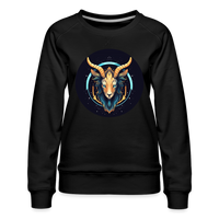 Thumbnail for Women’s Mystic Capricorn Premium Sweatshirt - black