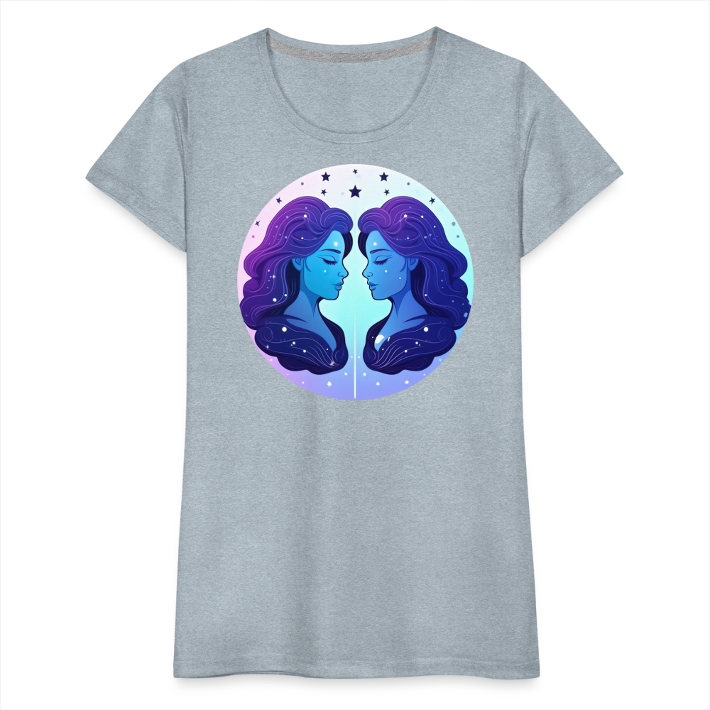 Women’s Magic Gemini Premium T-Shirt - heather ice blue