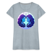 Thumbnail for Women’s Magic Gemini Premium T-Shirt - heather ice blue