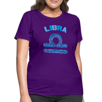 Thumbnail for Women's Power Words Libra T-Shirt - purple