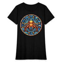 Thumbnail for Women's Mosaic Cancer T-Shirt - black