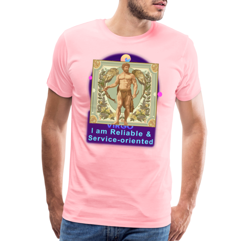 Men's Mythical Virgo Premium T-Shirt - pink