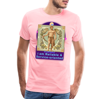 Thumbnail for Men's Mythical Virgo Premium T-Shirt - pink