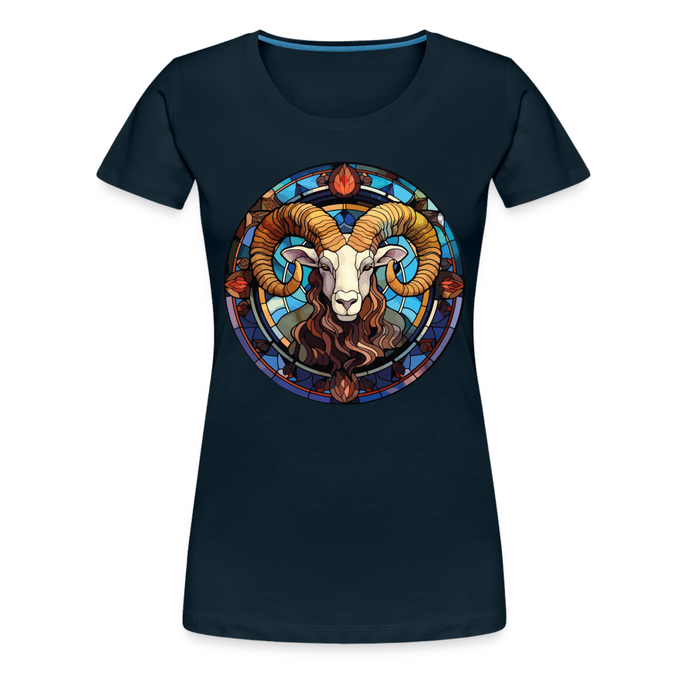 Women’s Mosaic Aries Premium T-Shirt - deep navy