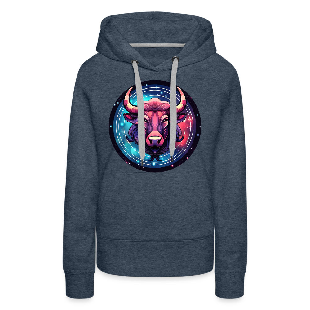 Women’s Mystic Taurus Premium Hoodie - heather denim