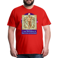 Thumbnail for Men's Mythical Virgo Premium T-Shirt - red