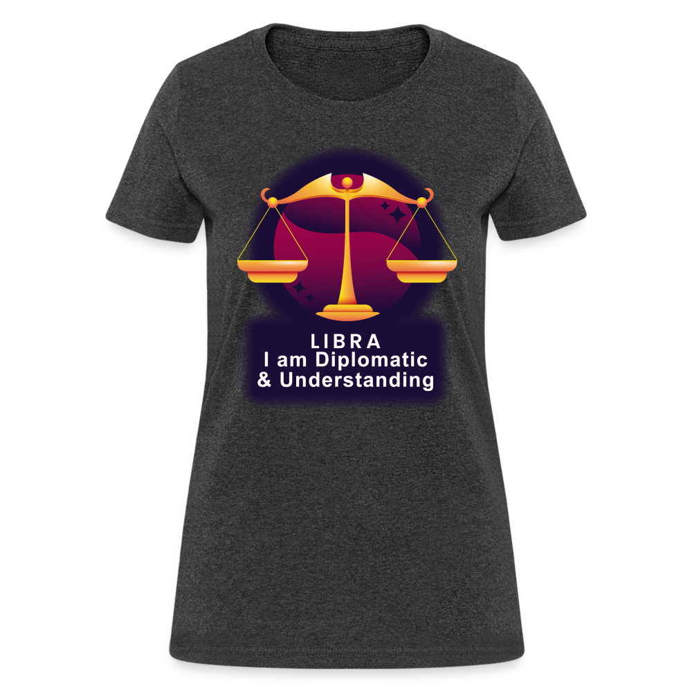 Women's Glow Libra T-Shirt - heather black