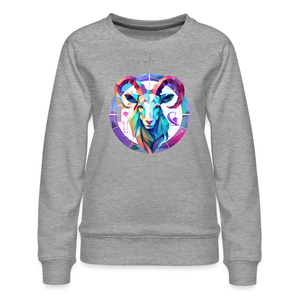 Women’s Mythical Aries Premium Sweatshirt - heather grey