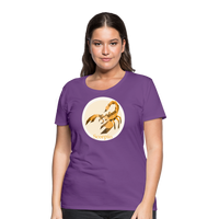 Thumbnail for Women’s Mosaic Scorpio Premium T-Shirt - purple