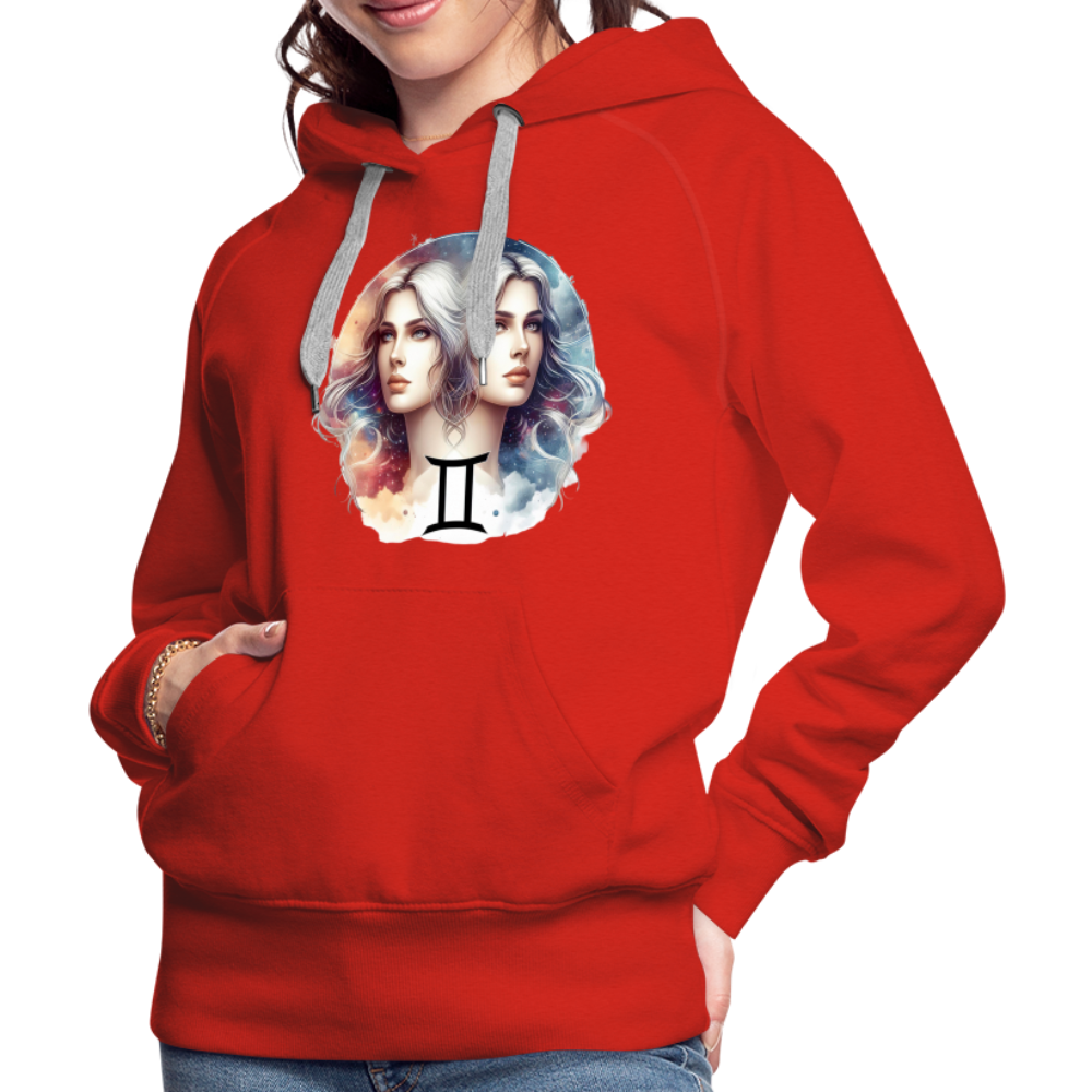 Women’s Mythical Gemini Premium Hoodie - red