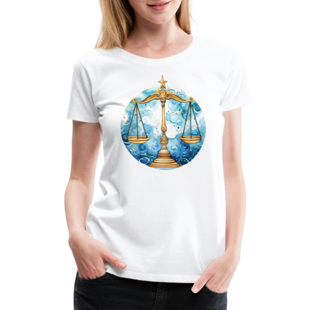 Women’sMythical Libra Premium T-Shirt - white