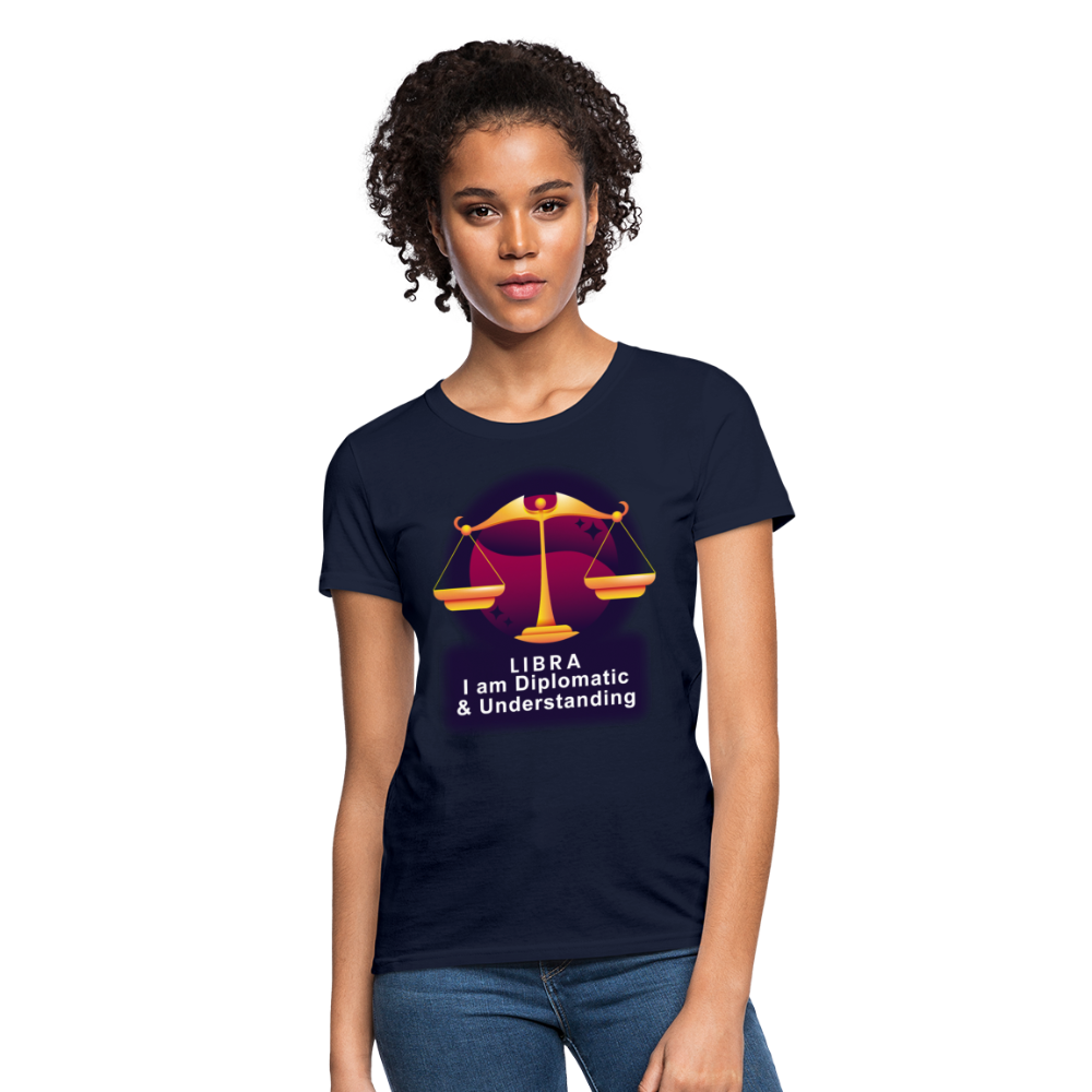 Women's Glow Libra T-Shirt - navy