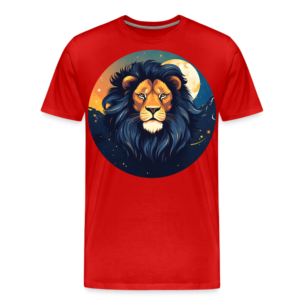 Men's Mystic Leo Premium T-Shirt - red