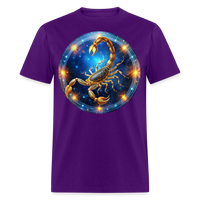 Thumbnail for Men's Mystic Scorpio Classic T-Shirt - purple