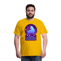 Thumbnail for Men's Neon Taurus Premium T-Shirt - sun yellow