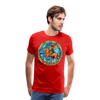 Thumbnail for Men's Mosaic Sagittarius Premium T-Shirt - red