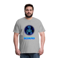 Thumbnail for Men's Scorpio Premium T-Shirt - heather gray