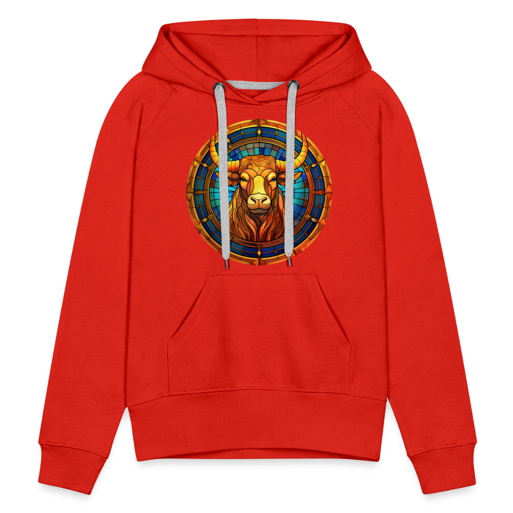 Women’s Mosaic Taurus Premium Hoodie - red