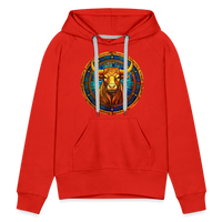 Thumbnail for Women’s Mosaic Taurus Premium Hoodie - red