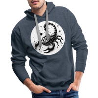 Thumbnail for Men’s Magic Scorpio Premium Hoodie - heather denim