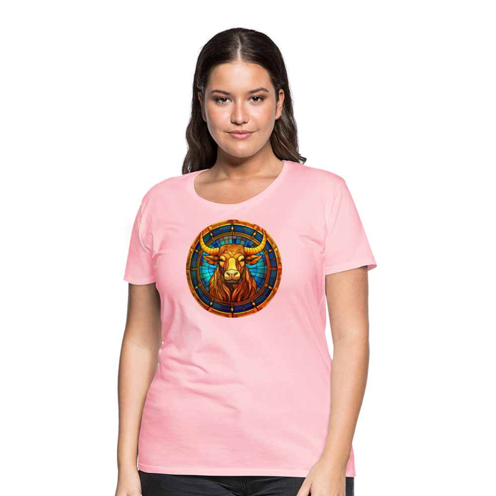 Women’s Mosaic Taurus Premium T-Shirt - pink