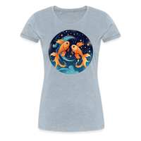 Thumbnail for Women’s Magic Pisces Premium T-Shirt - heather ice blue