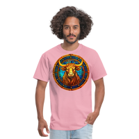 Thumbnail for Men's Mosaic Taurus Classic T-Shirt - pink