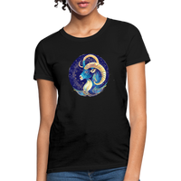 Thumbnail for Women's Mythical Capricorn T-Shirt - black