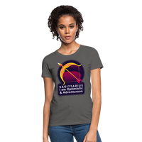 Thumbnail for Women's Glow Sagittarius T-Shirt - charcoal