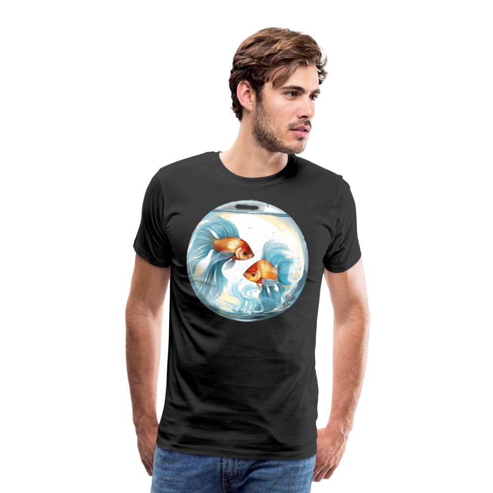 Men's Mythical Pisces Premium T-Shirt - black