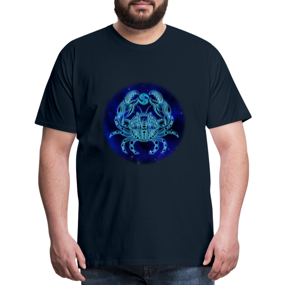 Men's Stellar Cancer Premium T-Shirt - deep navy