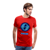 Thumbnail for Men's Pisces Premium T-Shirt - red